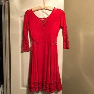 Free people red dress